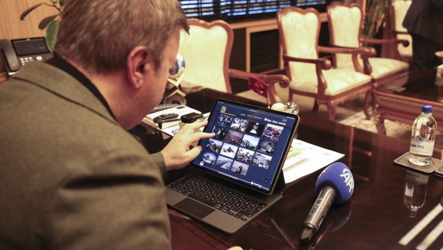 Erzincan Valisi Hamza Aydoğdu AA'nın Yılın Kareleri oylamasına katıldı