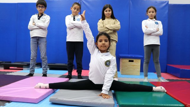 Okullardaki atıl depolar öğrenciler için spor salonlarına dönüştürüldü