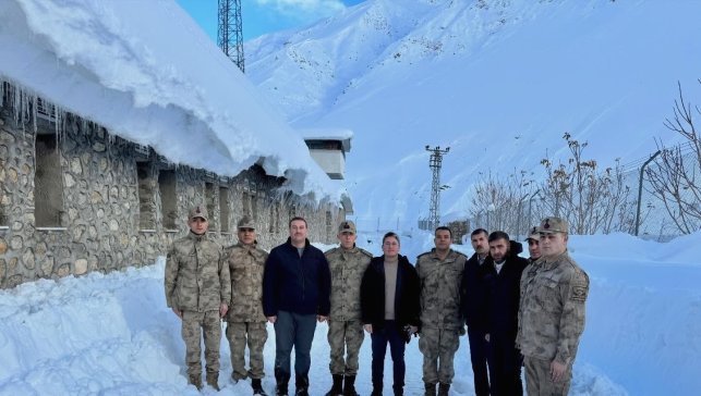 Kaymakam Arıkan'dan Başbağlar Karakolu'na ziyaret