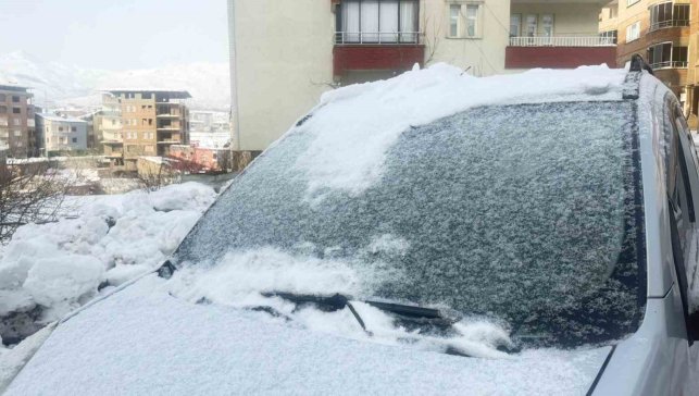Hakkari'de dondurucu soğuklar