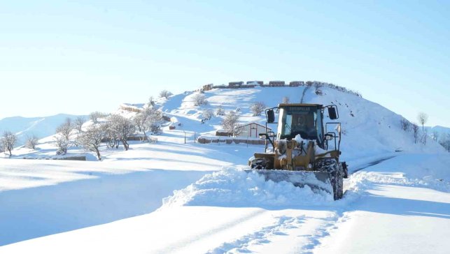 Muş'ta 181 köy yolu ulaşıma kapandı