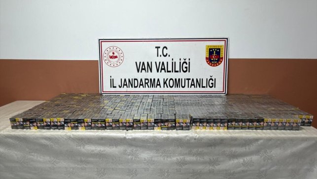Van'da 1540 paket gümrük kaçağı sigara ele geçirildi