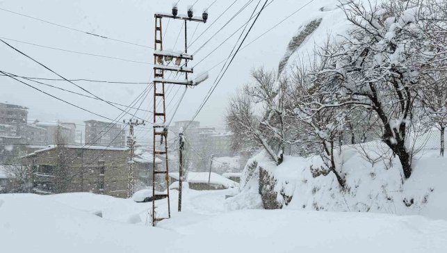 Hakkari'de 43 yerleşim yerinin yolu ulaşıma kapandı