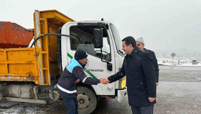 Battalgazi'de kar teyakkuzu