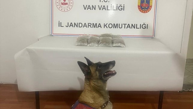 Van'da 1 kilo 88 gram esrar ele geçirildi
