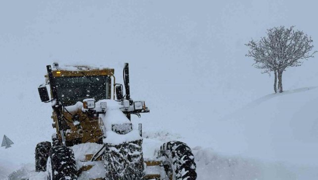 Muş'ta 176 köy yolu ulaşıma kapandı, ekipler hastalar için seferber oldu