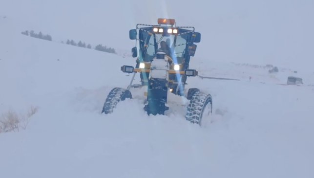 Kars'ta 119 köy yolu ulaşıma kapalı