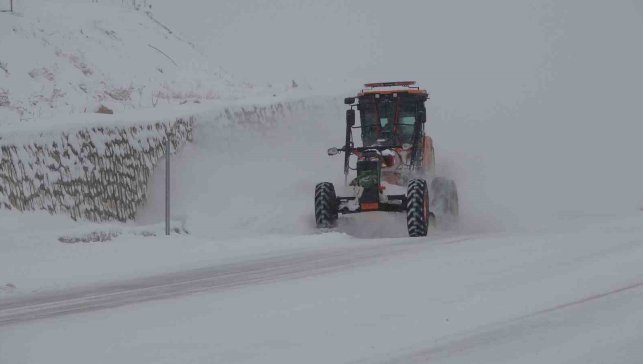 Van'da kardan dolayı kapanan 287 yoldan 89'u açıldı