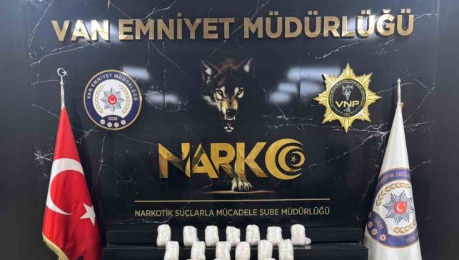 Van'da 22 kilo 540 gram metamfetamin ele geçirildi