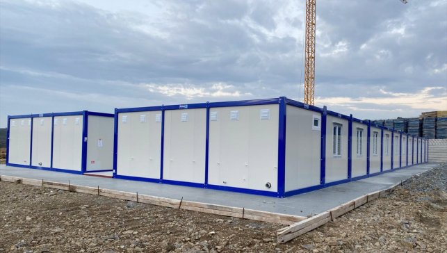 Karmod'dan Tunus'a konteyner şantiye ihracatı