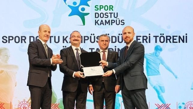 Atatürk Üniversitesi'ne "Spor dostu kampüs" sertifikası aldı