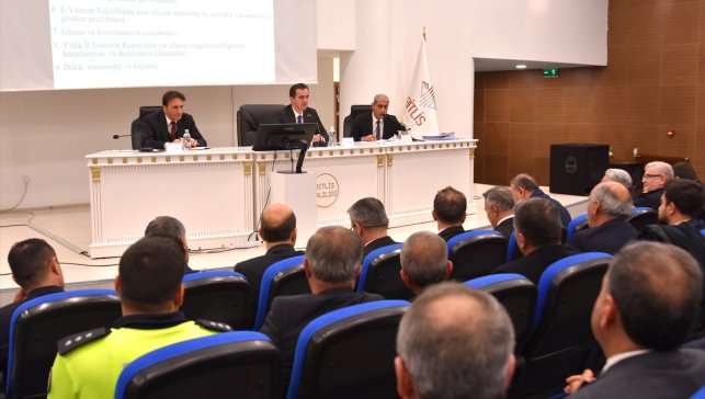 Bitlis'te İl Koordinasyon Kurulu Toplantısı gerçekleştirildi