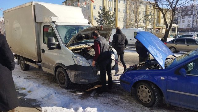 Sibirya soğuklarının etkili olduğu Ardahan'da