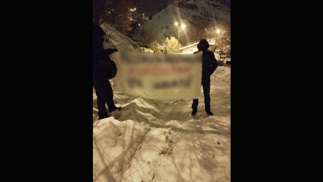 Tunceli'de terör örgütü propagandası yapan 4 şüpheli yakalandı