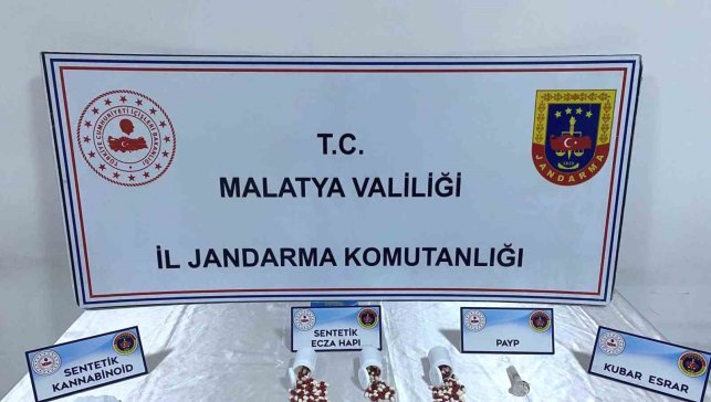 Denetimde ortaya çıktı: Malatya’da bin 627 hap ele geçirildi