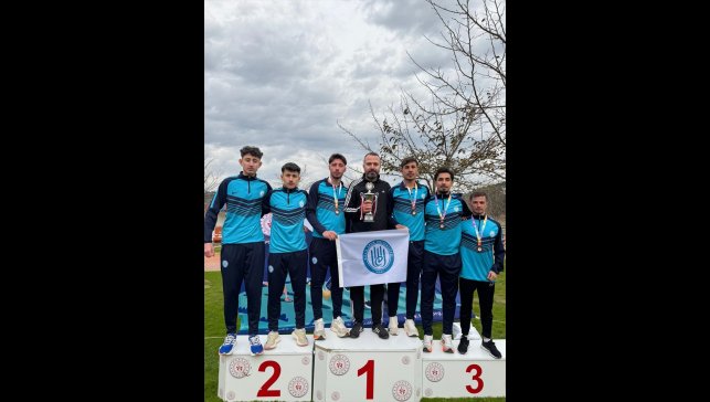 Bitlis Eren Üniversitesi'nin kros takımı Türkiye üçüncü oldu