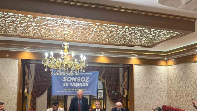 Malatya'nın ilk renkli gazetesi Sonsöz 26 yaşında