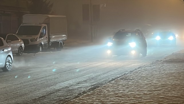Erzurum ve Ardahan'da kar, Kars'ta sis etkili oluyor 