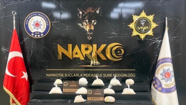 Van'da 10 kilo 720 gram uyuşturucu ele geçirildi
