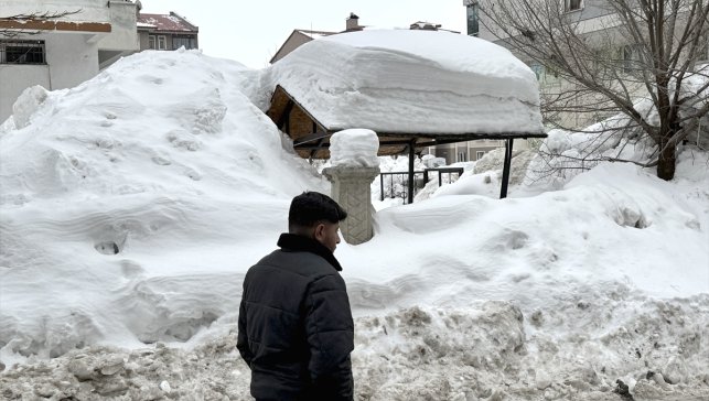 Van ve Bitlis'te 6 yerleşim birimine kardan ulaşım sağlanamıyor