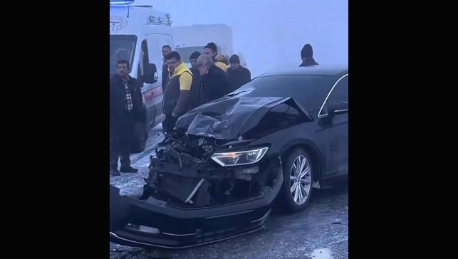 Ağrı'da sis kazaya neden oldu
