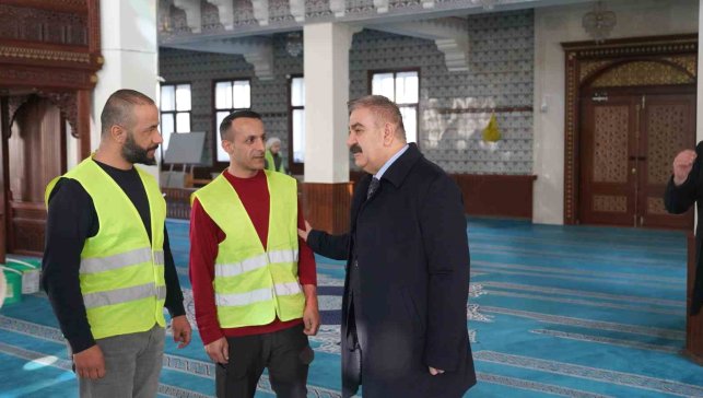 Palandöken'de Camiler Ramazan ayına hazırlanıyor