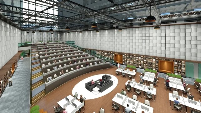 Malatya'da bölgenin en büyük kütüphanesinde sona doğru