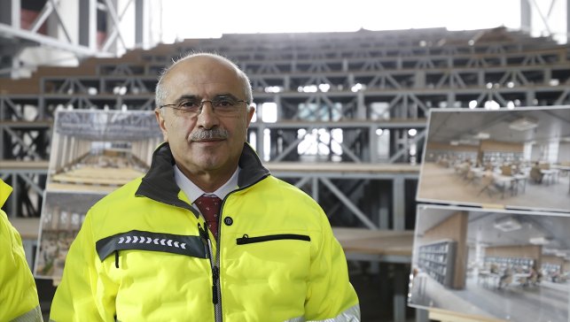 Malatya Büyükşehir Belediyesi hizmet binasının altına 814 kişilik kütüphane yapılıyor