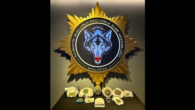 Malatya'da uyuşturucu operasyonunda yakalanan zanlı tutuklandı