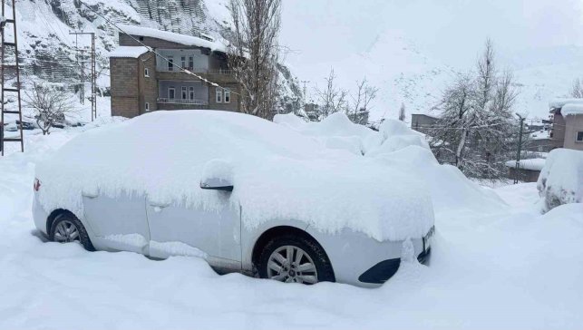 Hakkari'de 220 yol ulaşıma açıldı, karla mücadele sürüyor