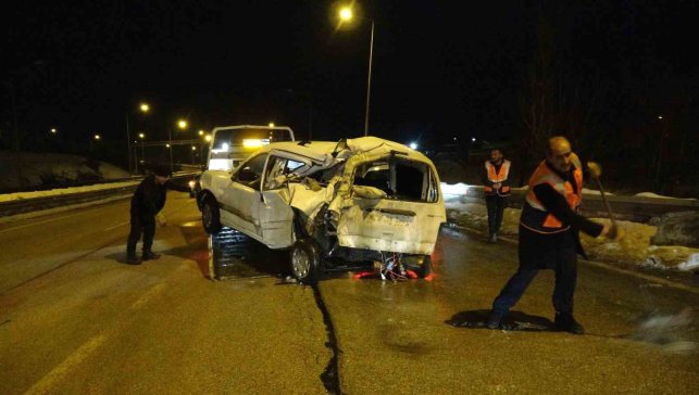 Erzurum'da trafik kazası: 2 yaralı