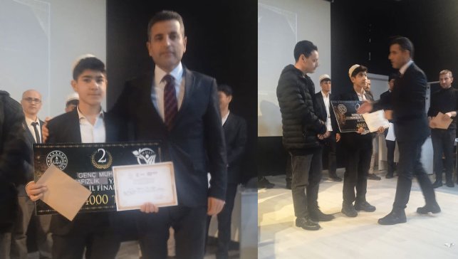 Tutaklı öğrenci “Genç Muhafızlar Hafızlık Yarışması”nda Ağrı ikincisi oldu