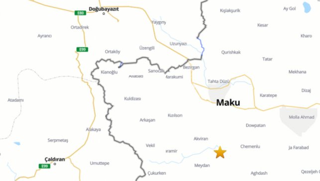 Gece 22.21’de Sınırda Deprem: Doğubayazıt’a 31 Km Mesafede 3,0’lık Sarsıntı