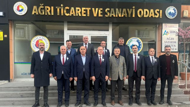 Ağrı Vergi Dairesi’nden ATSO’ya ziyaret: Vergi bilinci için ortak adım