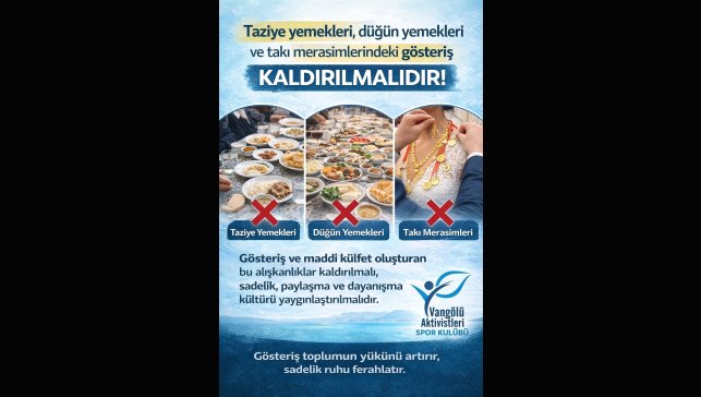 "Vangölü Aktivistleri Derneği: "Acı, sofrayla değil dua ve dayanışmayla paylaşılmalı"