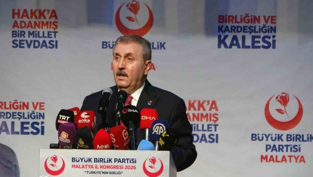 BBP Genel Başkanı Destici: "Deprem bölgeleri ayağa kalkıyor, devletimiz güçlüdür"