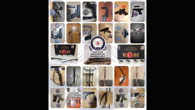 Elazığ'da kesinleşmiş hapis cezası bulunan 115 zanlı tutuklandı