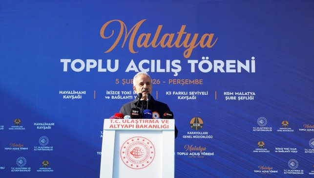 Ulaştırma ve Altyapı Bakanı Abdulkadir Uraloğlu, Malatya'da konuştu:
