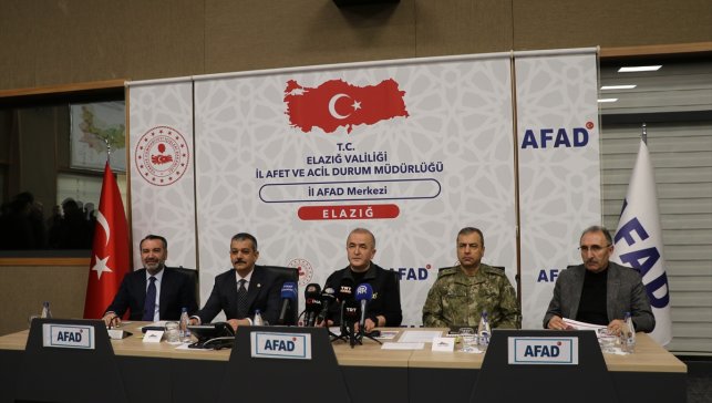 Elazığ'da Deprem Değerlendirme Toplantısı yapıldı