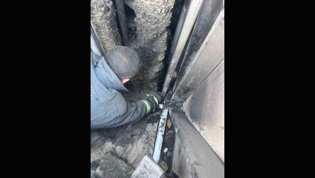 Van'da çatı yangını