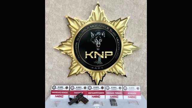 Kars'ta aparta uyuşturucu operasyonu