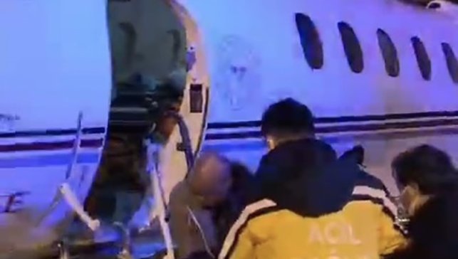 11 aylık bebek uçak ambulansla Van'dan İstanbul'a sevk edildi