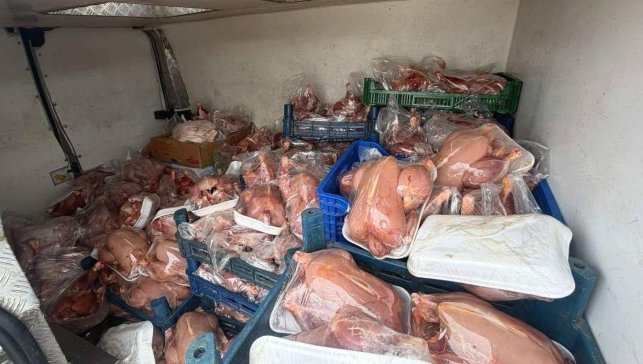 Van'da sağlık ve sevk belgeleri bulunmayan 200 tavuk ele geçirildi