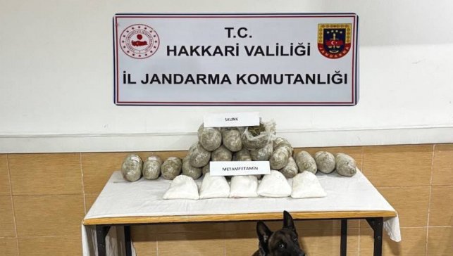 Hakkari'de 22 kilo uyuşturucu ele geçirildi