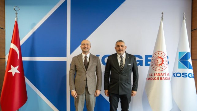 Başkan Sadıkoğlu, KOSGEB Başkanı ile bir araya geldi