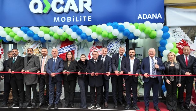 QCAR Mobilite 44. şubesini Adana'nın Seyhan ilçesinde hizmete açtı