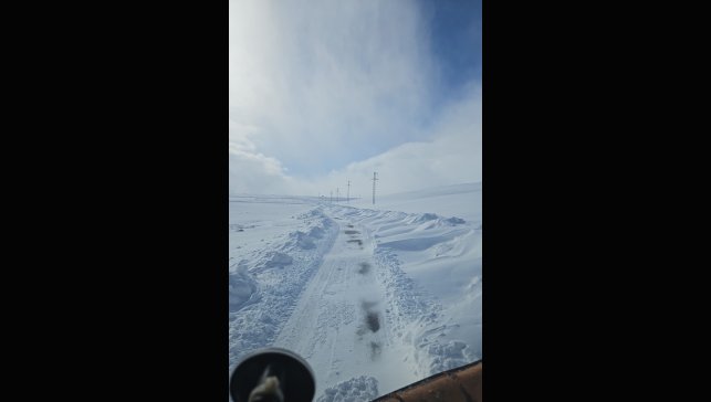 Ardahan'da kar nedeniyle 19 köy yolu ulaşıma kapandı