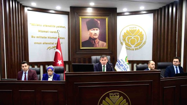 Malatya Büyükşehir Belediye Meclisi Şubat ayı toplantısı yapıldı