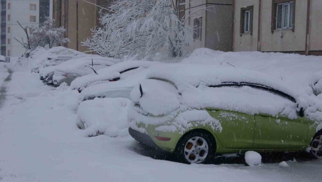 Bitlis'te kar yağışı: 62 köy yolu ulaşıma kapandı