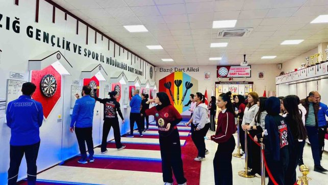 Elazığ'da dart müsabakaları sona erdi
